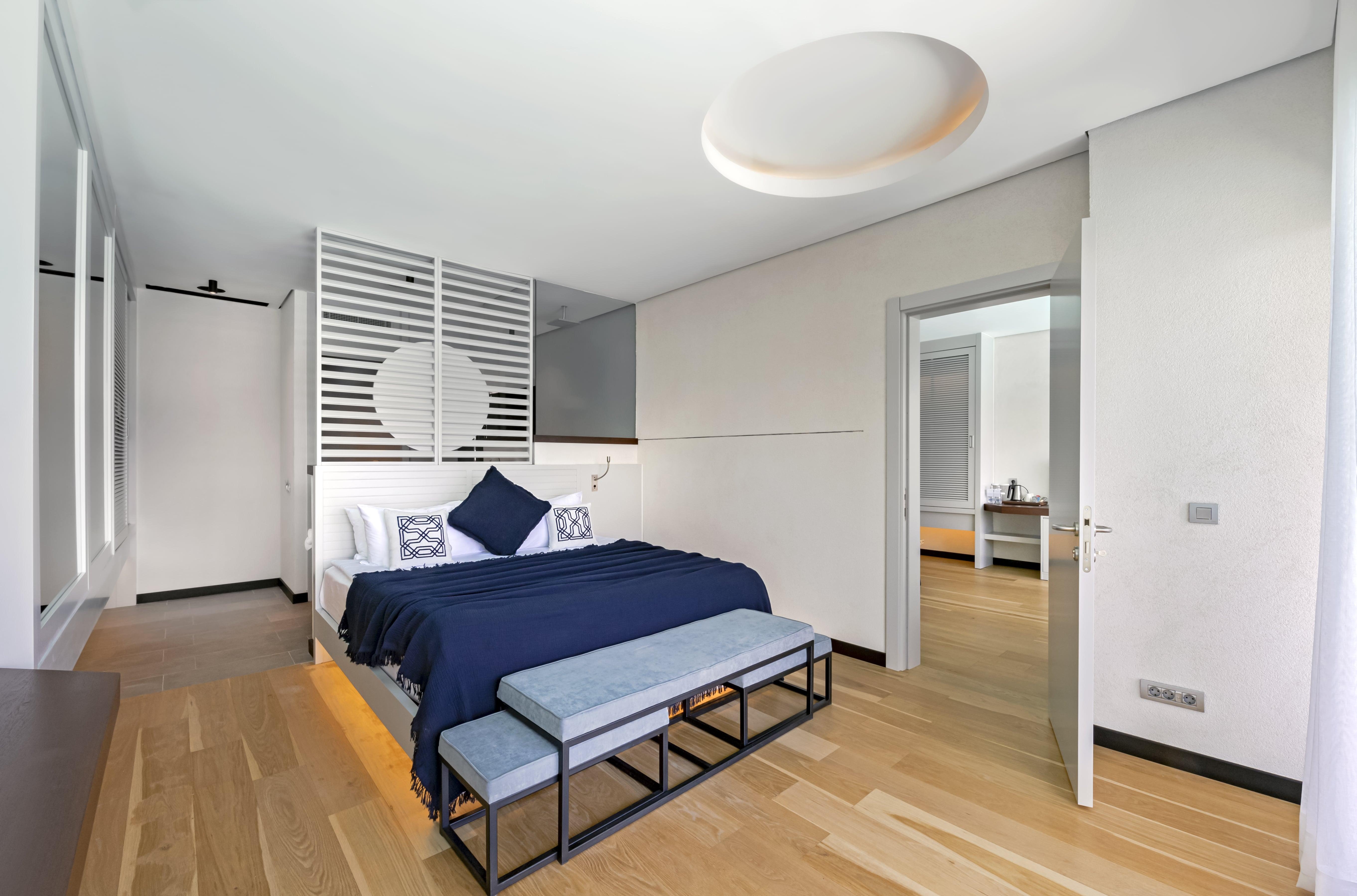 Cape Bodrum Luxury Hotel & Beach Gündoğan Exterior foto A bedroom in a private house