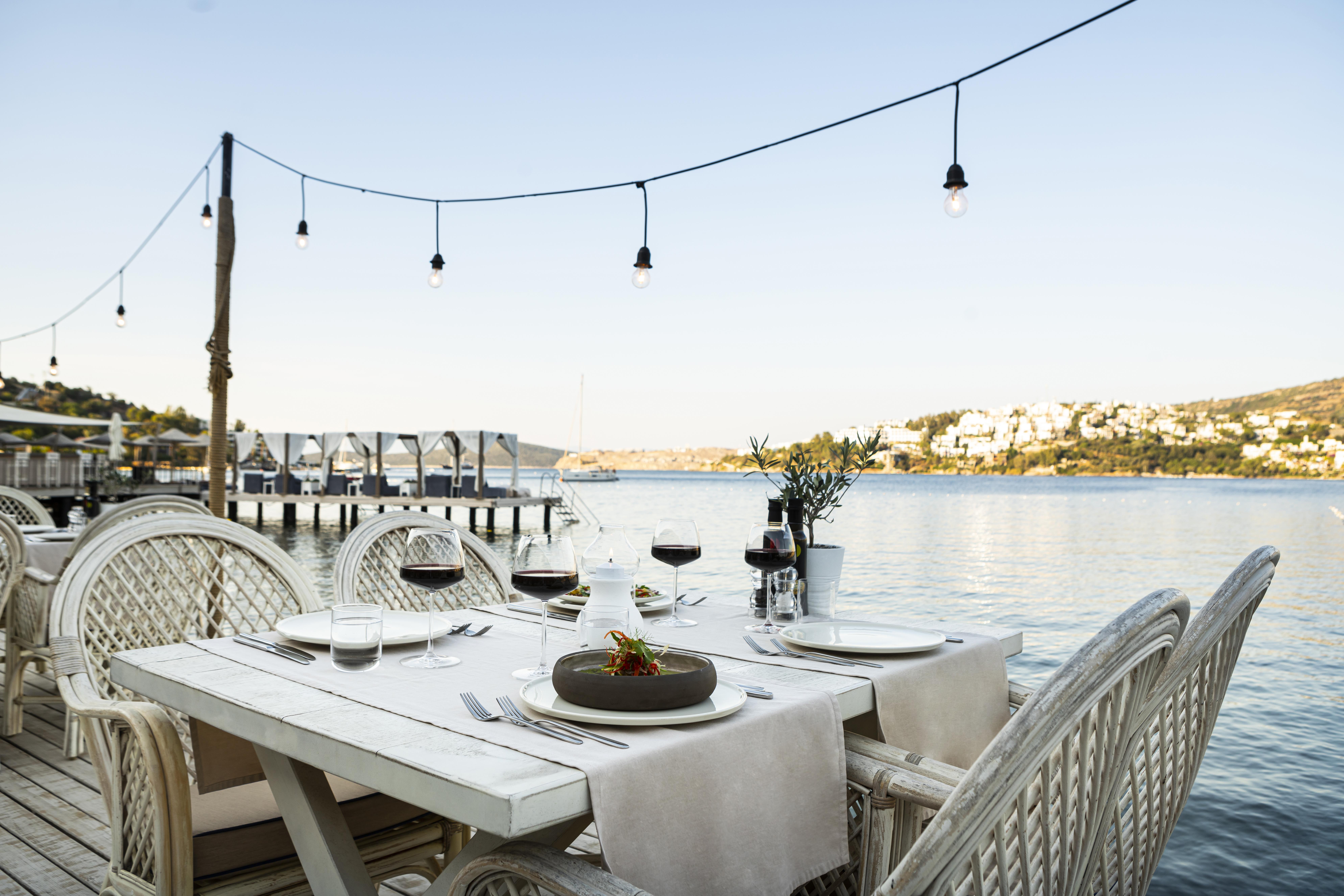 Cape Bodrum Luxury Hotel & Beach Gündoğan Exterior foto The restaurant