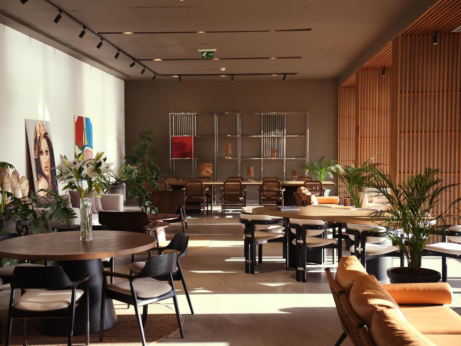 Cape Bodrum Luxury Hotel & Beach Gündoğan Exterior foto The interior of the restaurant