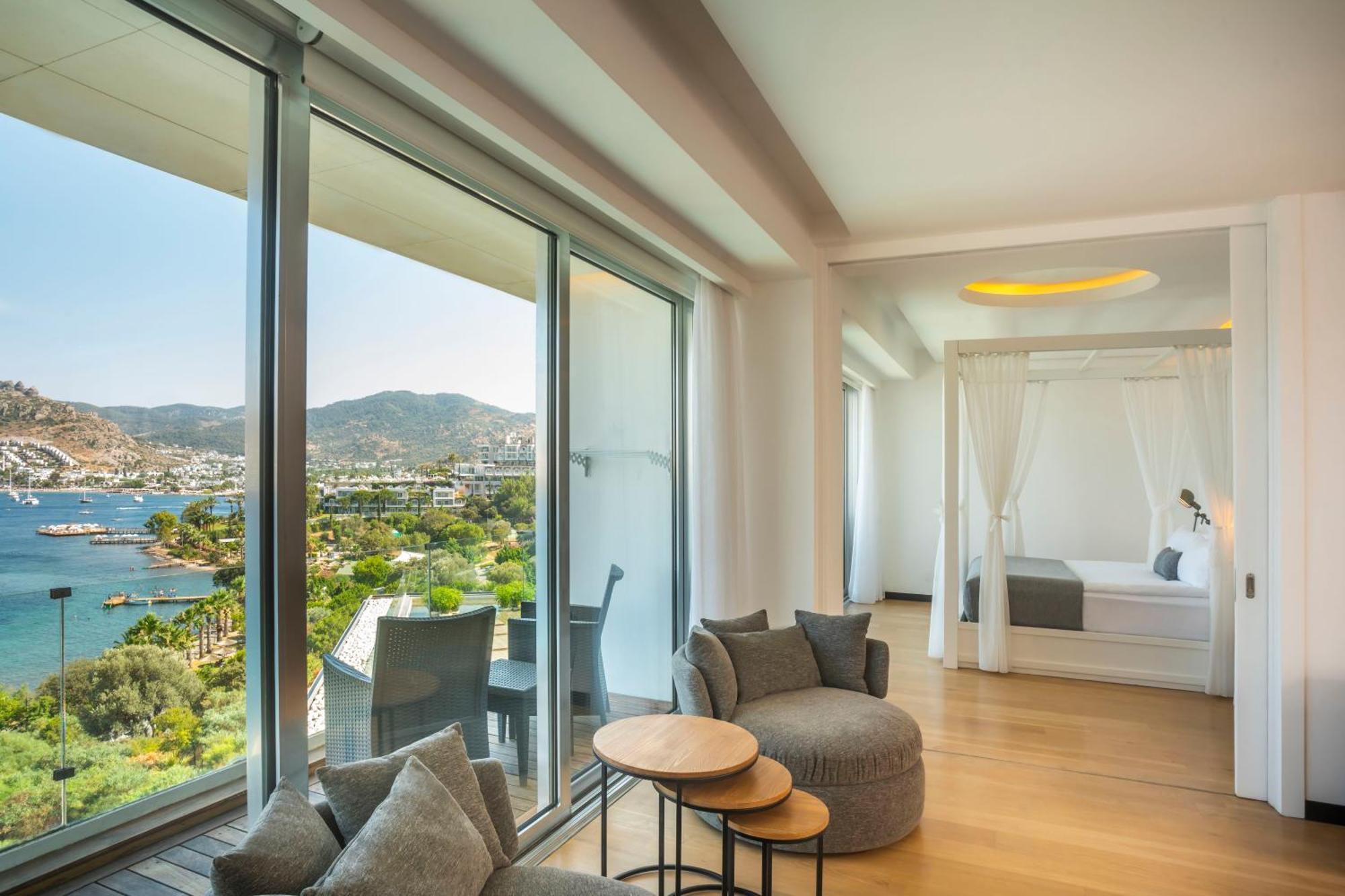 Cape Bodrum Luxury Hotel & Beach Gündoğan Exterior foto Suite at the hotel