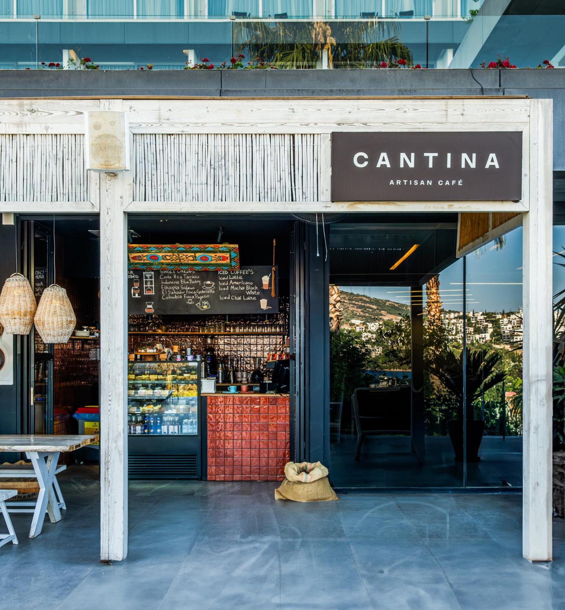 Cape Bodrum Luxury Hotel & Beach Gündoğan Exterior foto Cantina Café